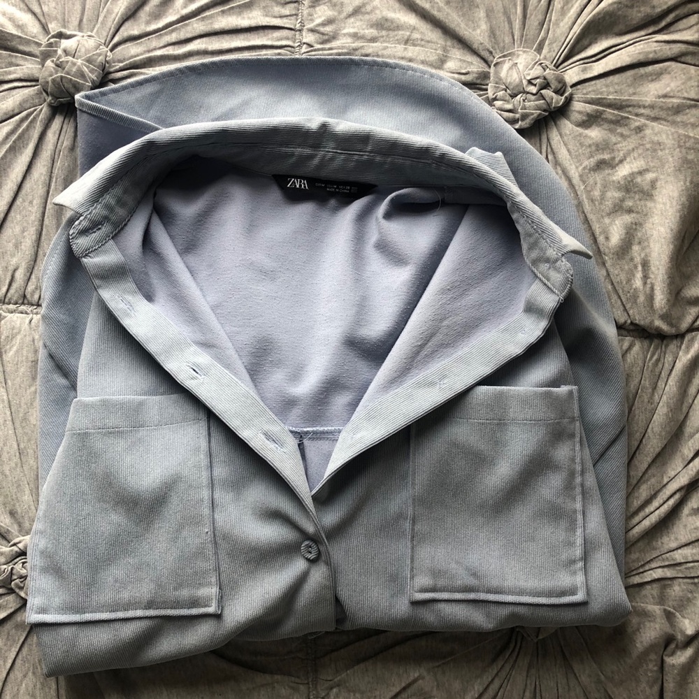 Zara Corduroy Shacket Sz. M